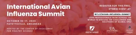 Register now (for free): First International Avian Influenza Summit on October 16-17, 2023 - Image 1