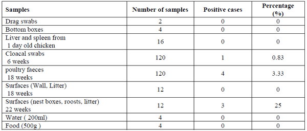 Survey of Salmonella serovars in broilers and laying breeding reproducers in East of Algeria - Image 2