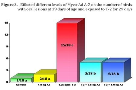 Low Dosage Efficacy of a Commercial Purified Phylosilicate to Reduce the Toxicity of T-2 Toxin in Broilers - Image 4