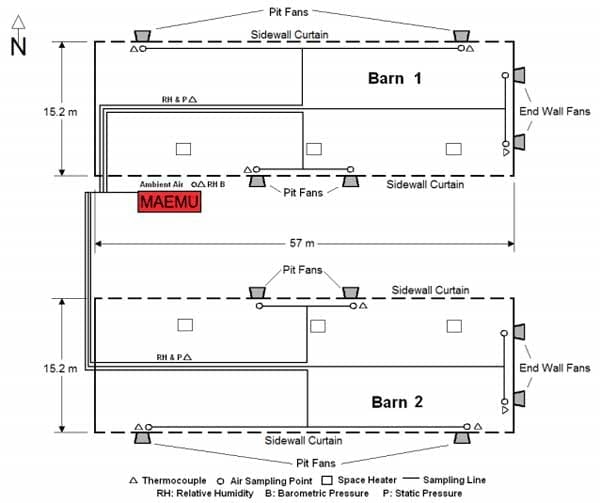A Comparison of Gaseous Emissions from Swine Finisher Facilities Fed Traditional vs. A DDGS Based Diet - Image 1