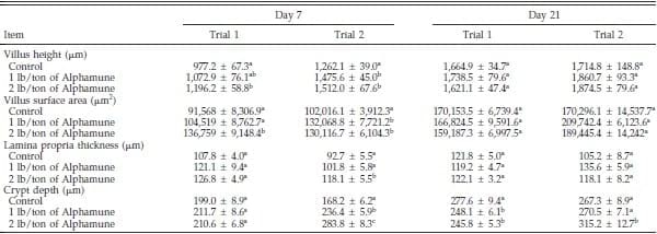 Gastrointestinal Maturation is Accelerated in Turkey Poults Supplemented with a Mannan-Oligosaccharide Yeast Extract (Alphamune) - Image 6