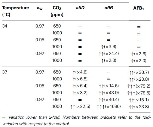 Effect of climate change on Aspergillus flavus and aflatoxin B1 production - Image 7