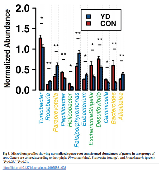 Dietary supplementation with yeast hydrolysate in pregnancy influences colostrum yield and gut microbiota of sows and piglets after birth - Image 8