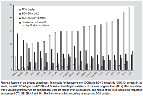 Masked mycotoxins: does breeding for enhanced Fusarium head blight resistance result in more deoxynivalenol-3-glucoside in new wheat varieties? - Image 3