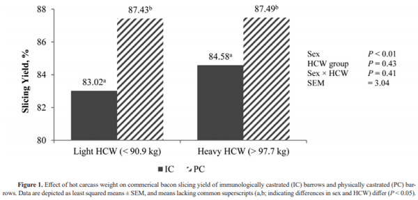 A summary review of carcass cutability data comparing primal value of immunologically and physically castrated barrows - Image 10