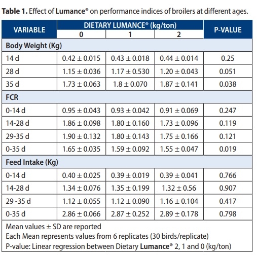 Growth promotion and alleviation of chronic intestinal inflammation by Lumance® in broilers under a dietary challenge - Image 3