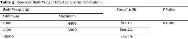 Reproductive performance of floored and cage housed broiler breeder roosters - Image 3