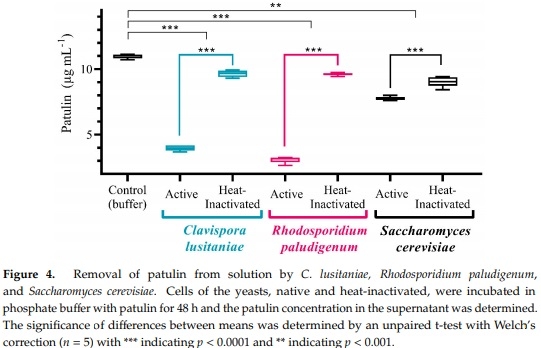 Protection of Citrus Fruits from Postharvest Infection with Penicillium digitatum and Degradation of Patulin by Biocontrol Yeast Clavispora lusitaniae 146 - Image 6