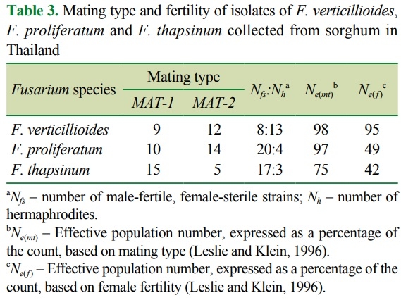 Fusarium Species from Sorghum in Thailand - Image 2