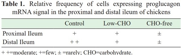 Dietary carbohydrate modifies the density of L cells in the chicken ileum - Image 4