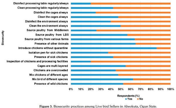 Multi-Drug Resistant Escherichia coli, Biosecurity and Anti-Microbial Use in Live Bird Markets, Abeokuta, Nigeria - Image 4