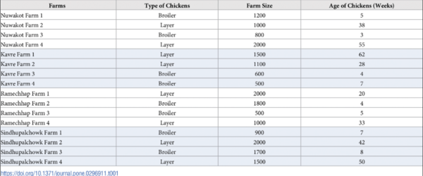 Antimicrobial stewardship hindered by inadequate biosecurity and biosafety practices, and inappropriate antibiotics usage in poultry farms of Nepal – A pilot study - Image 2