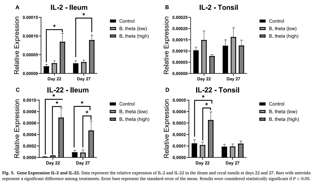 Modulation of gut immunity and microbiota by Bacteroides thetaiotaomicron confers dose-dependent protection against necrotic enteritis in broiler chickens - Image 9