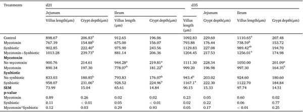 Effect of synbiotics on broilers exposed to subclinical doses of fumonisins and deoxynivalenol - Image 7