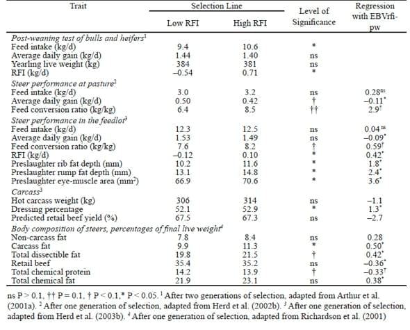 Residual feed intake selection makes cattle leaner and more efficient - Image 1