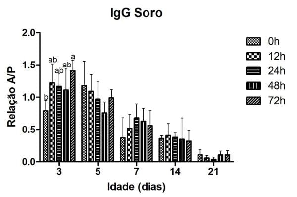Effect of post-hatching fasting on the decay levels of maternal antibodies against infectious bronquitis virus in layers - Image 1