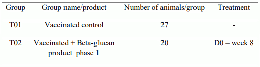 Table 1 - Description of different investigational groups. 