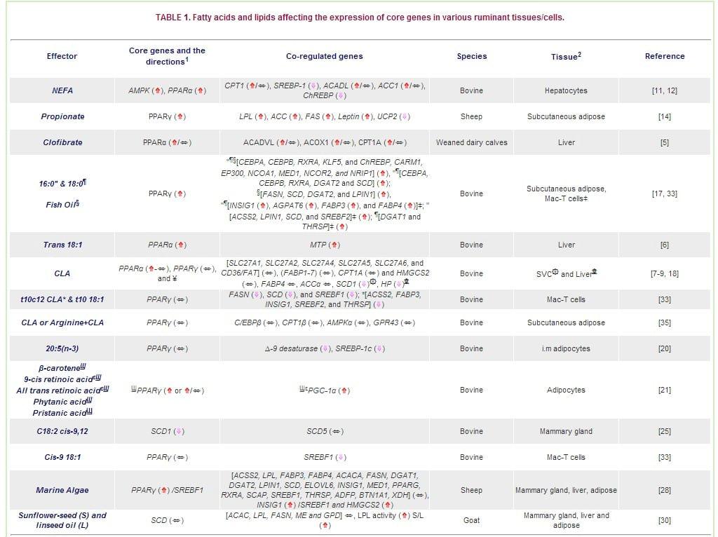 Lipid Regulation of Gene Expression in Ruminants - Image 1