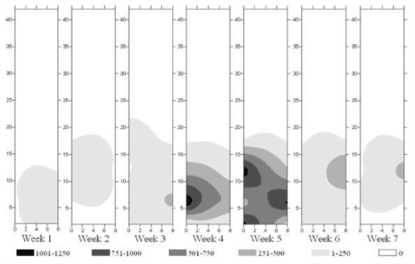 Spatial distribution and population fluctuation of the darkling beetle Alphitobius diaperinus (Coleoptera: Tenebrionidae) - Image 3
