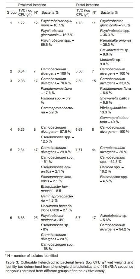 Evaluation of Prebiotic and Probiotic Effects on the Intestinal Gut Microbiota and Histology of Atlantic salmon (Salmo salar L.) - Image 3