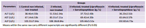 Impact of Serratiopeptidase Treatment on Performance and Health Parameters in Broiler Chickens - Image 5