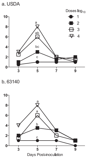 Infection of Broilers with Two Virulent Strains of Infectious Laryngotracheitis Virus: Criteria for Evaluation of Experimental Infections - Image 2