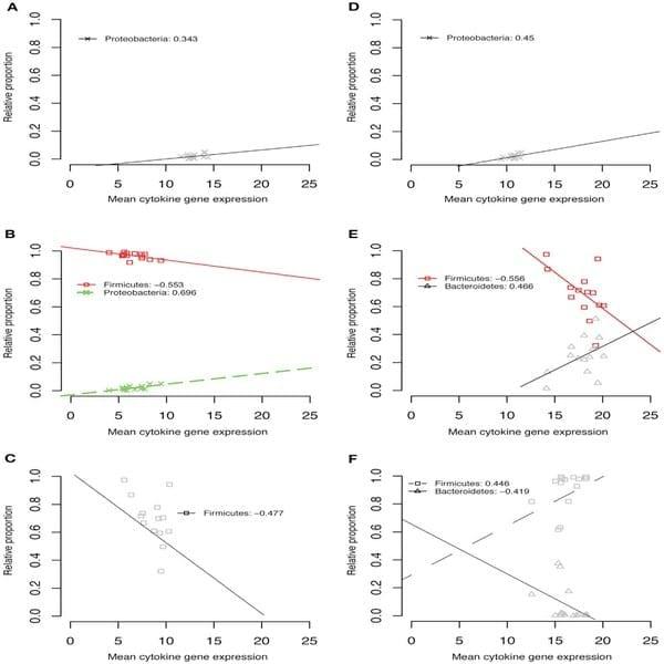 Spatial and Temporal Changes in the Broiler Chicken Cecal and Fecal Microbiomes and Correlations of Bacterial Taxa with Cytokine Gene Expression - Image 10