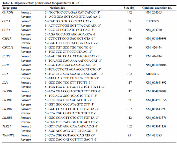 RNA-seq Profiles of Immune Related Genes in the Spleen of Necrotic Enteritis-afflicted Chicken Lines - Image 1