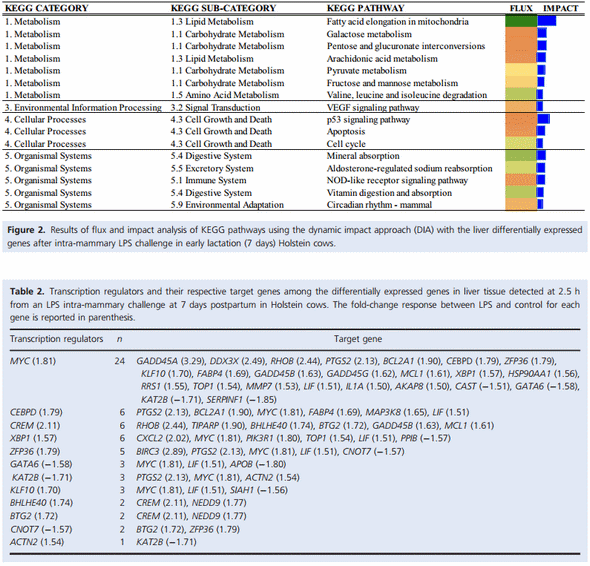 Acute mammary and liver transcriptome responses after an intramammary Escherichia coli lipopolysaccharide challenge in postpartal dairy cows - Image 3