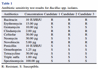 Isolation, screening and identification of Bacillus spp. as direct-fed microbial candidates for aflatoxin B1 biodegradation - Image 1