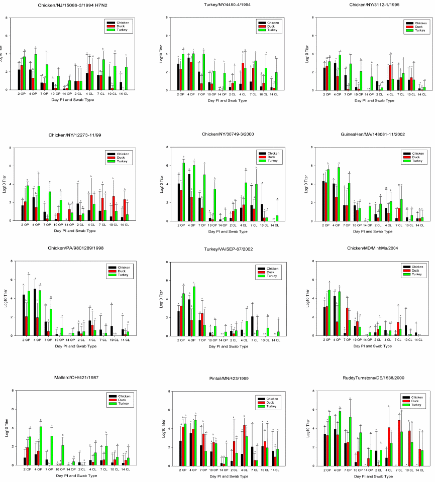 The pathogenesis of low pathogenicity H7 avian influenza viruses in chickens, ducks and turkeys - Image 4