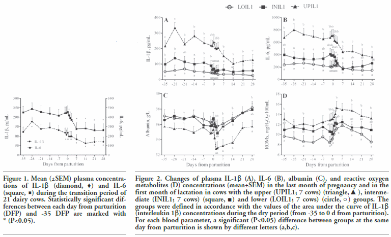 Pro-inflammatory cytokine profile in dairy cows: consequences for new lactation - Image 2