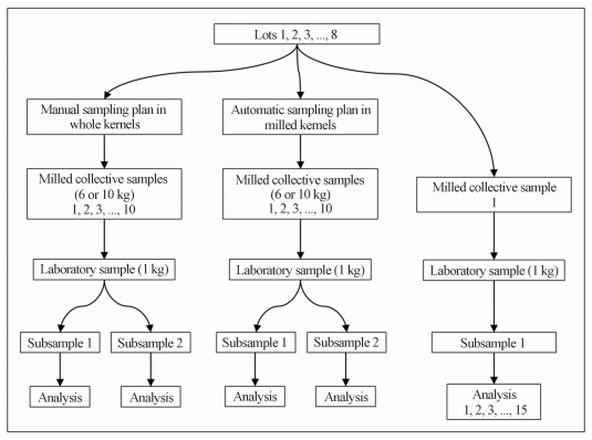 Comparison of the efficiency between two sampling plans for aflatoxins analysis in maize - Image 3