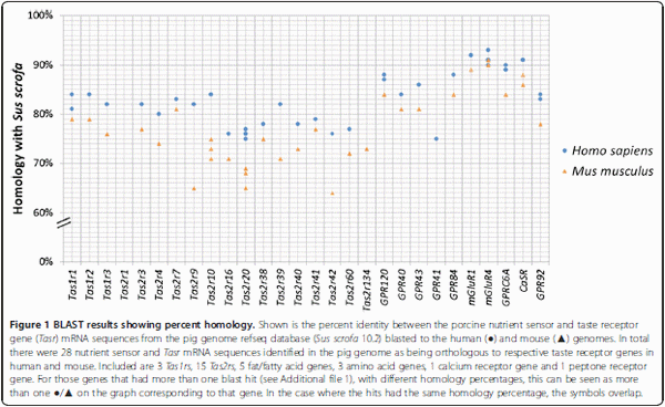 Characterization of the porcine nutrient and taste receptor gene repertoire in domestic and wild populations across the globe - Image 1