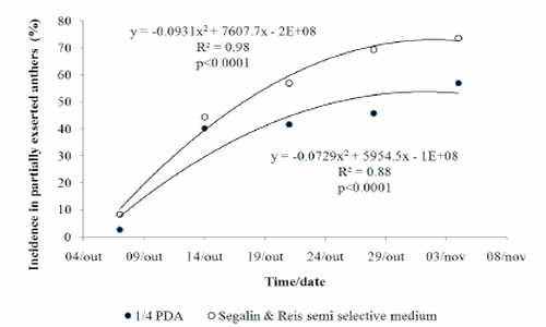 Anthesis, the infectious process and disease progress curves for fusarium head blight in wheat - Image 4