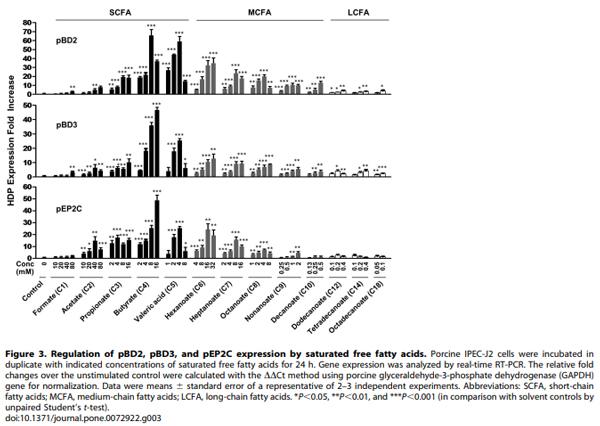 Induction of Porcine Host Defense Peptide Gene Expression by Short-Chain Fatty Acids and Their Analogs - Image 4