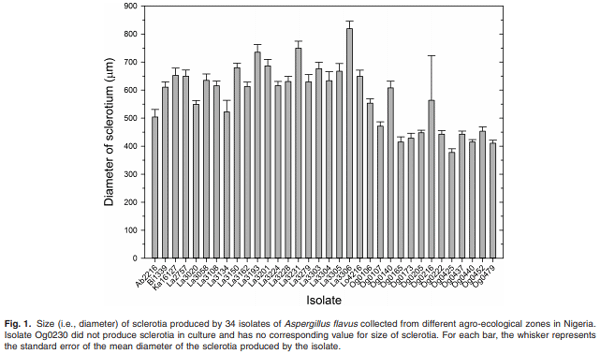 Environmental distribution and genetic diversity of vegetative compatibility groups determine biocontrol strategies to mitigate aflatoxin contamination of maize by Aspergillus flavus - Image 2