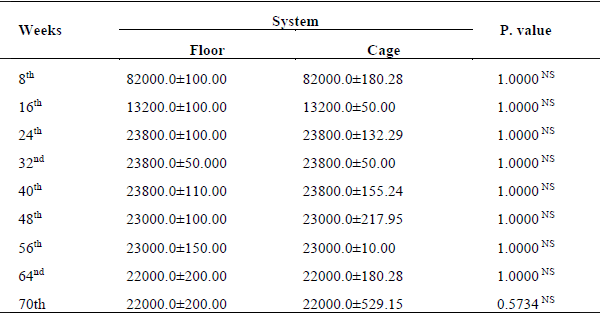 Effect of Different Housing Systems on Production Performance of Hens During Pre-Molting Stage - Image 1