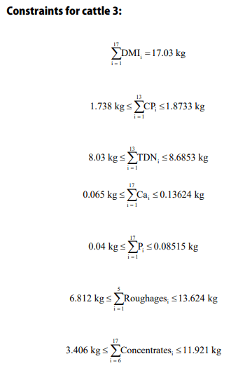 Application of Real Coded Genetic Algorithm (RGA) to Find Least Cost Feedstuffs for Dairy Cattle During Pregnancy - Image 6