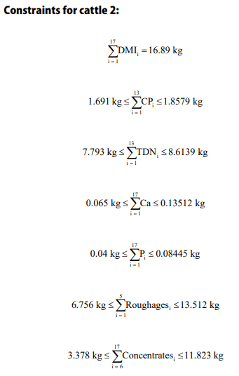 Application of Real Coded Genetic Algorithm (RGA) to Find Least Cost Feedstuffs for Dairy Cattle During Pregnancy - Image 5