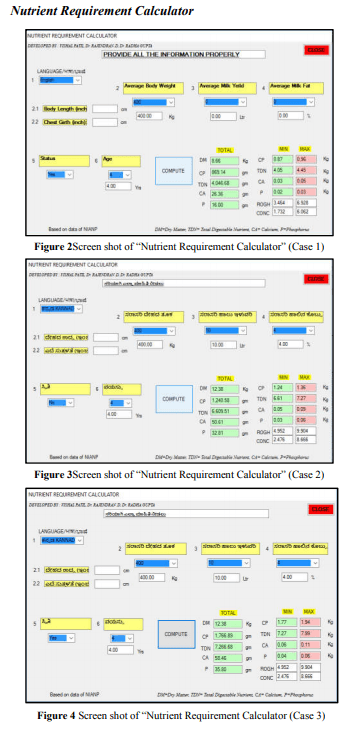 Design and Development of Nutrient Requirement Calculator for Dairy Cattle Feed Formulation - Image 8