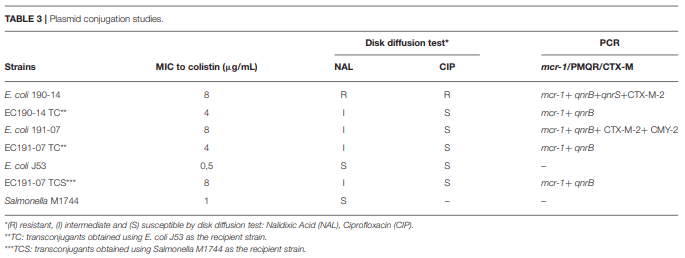 Simultaneous Carriage of mcr-1 and Other Antimicrobial Resistance Determinants in Escherichia coli From Poultry - Image 5