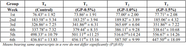 Effect of Feeding Garlic (Allium sativum) as Prebiotic on the Performance of Broiler Chicken - Image 4
