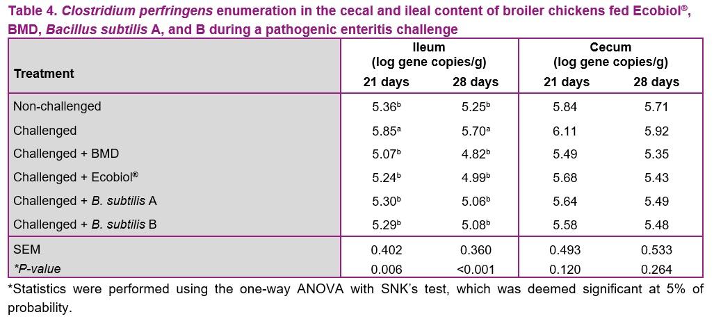 Bacillus amyloliquefaciens CECT 5940 (Ecobiol®) go beyond performance in broilers under enteric pathogen challenge compared to antibiotic growth promoter and other commercially available probiotics - Image 4
