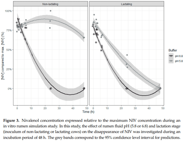 In Vitro Rumen Simulations Show a Reduced Disappearance of Deoxynivalenol, Nivalenol and Enniatin B at Conditions of Rumen Acidosis and Lower Microbial Activity - Image 5