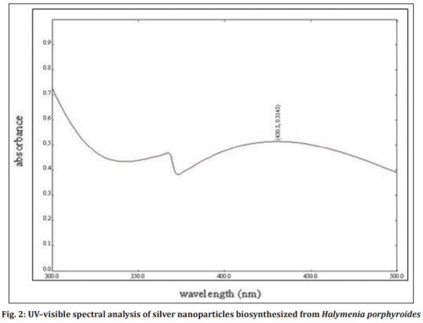 Biosynthesis and Characterization of Silver Nanoparticles from Marine Macroscopic Red Seaweed Halymenia Porphyroides Boergesen (Crypton) and its Antifungal Efficacy Against Dermatophytic and Non-Dermatophytic Fungi - Image 2