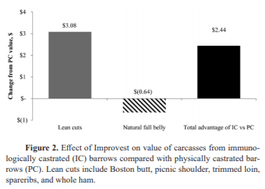 A summary review of carcass cutability data comparing primal value of immunologically and physically castrated barrows - Image 14