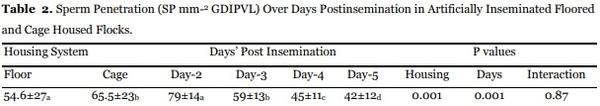 Reproductive performance of floored and cage housed broiler breeder roosters - Image 2