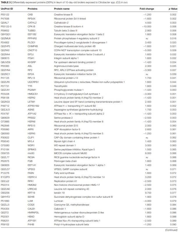 A Proteomic View of the Cross-Talk Between Early Intestinal Microbiota and Poultry Immune System - Image 1
