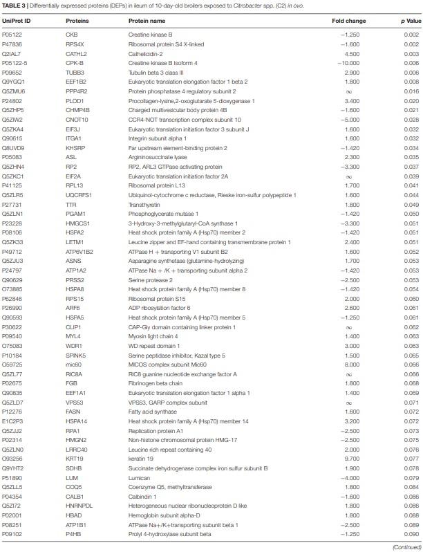 A Proteomic View of the Cross-Talk Between Early Intestinal Microbiota and Poultry Immune System - Image 1